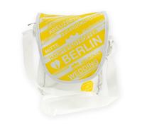 HAUPTSTADTKOFFER Sac à Plage/Ville Berlin - M - 17 litres - Bicolore (Blanc/Jaune)