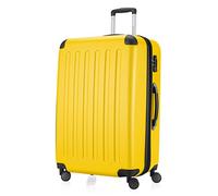HAUPTSTADTKOFFER® - „Spree“ - 128 litres - Valise Rigide - Serrure TSA - Coul.: Jaune Mat