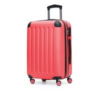 Hauptstadtkoffer Spree - Bagage à Main, 55 × 36 × 21 cm, Serrure TSA, 4 Roues, 42 litres, Valise de Voyage, Valise Rigide, Trolley, Bagage Cabine, Extensible, Corail