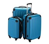 Hauptstadtkoffer Spree - Bagage à Main, 55 × 36 × 21 cm, Serrure TSA, 4 Roues, 42 litres, Valise de Voyage, Valise Rigide, Trolley, Bagage Cabine, Extensible, Bleu Cyan
