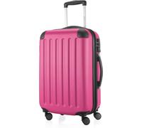 HAUPTSTADTKOFFER - Spree - Bagage à main avec extension, valise sur roulettes, trolley avion valise rigide Hand Luggage TSA, 55 cm, Cabin Bag max 42 litres,Pink