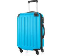 HAUPTSTADTKOFFER - Spree - Bagage à main avec extension, valise sur roulettes, trolley avion valise rigide Hand Luggage TSA, 55 cm, Cabin Bag max 42 litres,Cyanblau