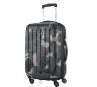 HAUPTSTADTKOFFER - Spree - Bagage à main avec extension, valise sur roulettes, trolley avion valise rigide Hand Luggage TSA, 55 cm, Cabin Bag max 42 litres,Camouflage