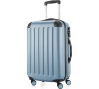 HAUPTSTADTKOFFER - Spree - Bagage à main avec extension, valise sur roulettes, trolley avion valise rigide Hand Luggage TSA, 55 cm, Cabin Bag max 42 litres,Pool bleu