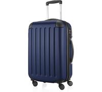 HAUPTSTADTKOFFER - Spree - Bagage à main avec extension, valise sur roulettes, trolley avion valise rigide Hand Luggage TSA, 55 cm, Cabin Bag max 42 litres,Bleu foncé