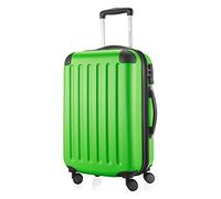HAUPTSTADTKOFFER - Spree - Bagages Cabine à Main, Valise Rigide, Trolley, ABS, TSA, extra léger, extensible, 4 roues, 55 cm, 42 L, Vert Pomme