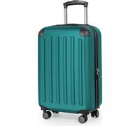 Hauptstadtkoffer Spree - Bagage à Main léger, 55 x 35 x 20 cm, pour Toute Compagnie aérienne, Valise Rigide, Valise à roulettes, Valise de Voyage, 4 roulettes Doubles, 2,3 kg, 33 L, Vert Aqua, Vert