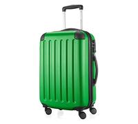 HAUPTSTADTKOFFER - Spree - Bagages Cabine à Main, Valise Rigide, Trolley, ABS, TSA, extra léger, extensible, 4 roues, 55 cm, 42 L, Vert