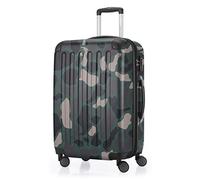 Hauptstadtkoffer - Spree - Bagage soute, Valise Rigide, Trolley Extensible, 4 Roues Doubles, TSA, 65 cm, 74 litres, Camouflage
