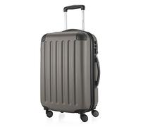 HAUPTSTADTKOFFER - Spree - Bagages Cabine à Main, Valise Rigide, Trolley, ABS, TSA, extra léger, extensible, 4 roues, 55 cm, 42 L, Graphite