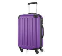 HAUPTSTADTKOFFER - Spree - Bagages Cabine à Main, Valise Rigide, Trolley, ABS, TSA, extra léger, extensible, 4 roues, 55 cm, 42 L, Violet