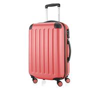 HAUPTSTADTKOFFER - Spree - Bagages Cabine à Main, Valise Rigide, Trolley, ABS, TSA, extra léger, extensible, 4 roues, 55 cm, 42 L, corail