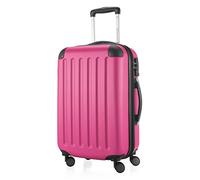HAUPTSTADTKOFFER - Spree - Bagages Cabine à Main, Valise Rigide, Trolley, ABS, TSA, extra léger, extensible, 4 roues, 55 cm, 42 L, Magenta
