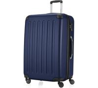 HAUPTSTADTKOFFER - Spree Grande valise extensible XL Trolley Bagage de soute, Check-In Luggage Hardcase, Trolley de voyage 4 roulettes, TSA, 75cm, 119 LBlue foncé