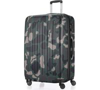 HAUPTSTADTKOFFER - Spree Grande valise extensible XL Trolley Bagage de soute, Check-In Luggage Hardcase, Trolley de voyage 4 roulettes, TSA, 75cm, 119 L,Camouflage