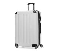 Hauptstadtkoffer Spree - Grande Valise Rigide, Serrure TSA, 4 Doubles roulettes, Trolley, Valise de Voyage, Extension de Volume, 75 cm, 119 litres, Blanc