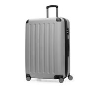 Hauptstadtkoffer Spree - Grande Valise Rigide, Serrure TSA, 4 Doubles roulettes, Trolley, Valise de Voyage, Extension de Volume, 75 cm, 119 litres, Argent