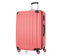 Hauptstadtkoffer Spree - Grande Valise Rigide, Serrure TSA, 4 Doubles roulettes, Trolley, Valise de Voyage, Extension de Volume, 75 cm, 119 litres, Corail