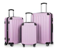 Hauptstadtkoffer Spree - Set de 3 valises : Bagage Cabine 55 cm, Valise Moyenne 65 cm et Grande Valise de Voyage 75 cm, Coque Rigide ABS+PC, Serrure à Combinaison TSA, Lilas