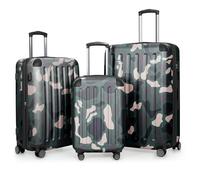 Hauptstadtkoffer Spree - Set de 3 valises : Bagage Cabine 55 cm, Valise Moyenne 65 cm et Grande Valise de Voyage 75 cm, Coque Rigide ABS+PC, Serrure à Combinaison TSA, Camouflage