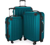 HAUPTSTADTKOFFER - Spree - Set de valises 3 pièces valises à coque dure avec extension Set, TSA, 4 roulettes, S M & L,Aquagrün