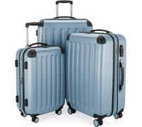 HAUPTSTADTKOFFER - Spree - Set de valises 3 pièces valises à coque dure avec extension Set, TSA, 4 roulettes, S M & L,Pool bleu