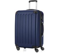 HAUPTSTADTKOFFER - Spree - Trolley 65cm avec extension, Hardshell Suitcase, valise de voyage check-in 20 kg bagages doubles roulettes, valise rigide TSA, 74 LBleu foncé