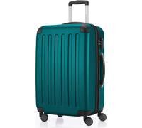 HAUPTSTADTKOFFER - Spree - Trolley 65cm avec extension, Hardshell Suitcase, valise de voyage check-in 20 kg bagages doubles roulettes, valise rigide TSA, 74 L,Aquagrün