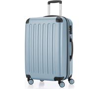 HAUPTSTADTKOFFER - Spree - Trolley 65cm avec extension, Hardshell Suitcase, valise de voyage check-in 20 kg bagages doubles roulettes, valise rigide TSA, 74 LPool bleu