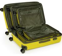 HAUPTSTADTKOFFER - Spree - Trolley de taille moyenne avec extension, valise d'enregistrement bagage de soute, Hardshell Suitcase ABS, 65 cm, TSA, 74 litresLemon
