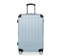Hauptstadtkoffer Spree - Valise Rigide Taille Moyenne, Serrure TSA, 4 Roues, Trolley, Valise de Voyage, Bagage Extensible, 65 cm, 74 litres, Bleu Piscine