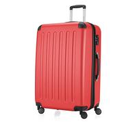 HAUPTSTADTKOFFER - Spree - Valise plus Grande de soute, Trolley Rigide ABS, TSA, extensible, extra léger, 4 roues, 75 cm, 119 L, Rouge