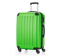 HAUPTSTADTKOFFER - Spree - Valise de Taille Moyenne, Bagage de soute rigide ABS, TSA, extensible, extra léger, 4 roues, 65 cm, 74 L, Vert Pomme
