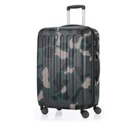 HAUPTSTADTKOFFER Spree - Valise rigide moyenne, TSA, 4 roulettes, 65 cm, 74 litres, Camouflage
