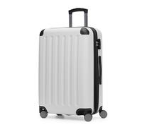 Hauptstadtkoffer Spree - Valise Rigide Taille Moyenne, Serrure TSA, 4 Roues, Trolley, Valise de Voyage, Bagage Extensible, 65 cm, 74 litres, Blanc