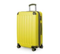 HAUPTSTADTKOFFER - Spree - Trolley de taille moyenne avec extension, valise d'enregistrement Bagages de soute, Hardshell Suitcase ABS, 65 cm, TSA, 74 litres,Lemon