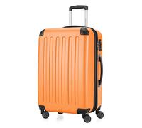 HAUPTSTADTKOFFER - Spree - Valise de Taille Moyenne, Bagage de soute rigide ABS, TSA, extensible, extra léger, 4 roues, 65 cm, 74 L, Orange
