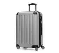 Hauptstadtkoffer Spree - Valise Rigide Taille Moyenne, Serrure TSA, 4 Roues, Trolley, Valise de Voyage, Bagage Extensible, 65 cm, 74 litres, Argent
