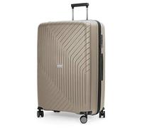 HAUPTSTADTKOFFER TXL - Bagage à Main, 55 x 40 x 20 cm, TSA, 4 roulettes, 36 litres, Trolley, Valise de Voyage, Valise Rigide, Valise à roulettes, Valise Bagage Cabine, Champagne