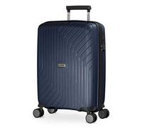 HAUPTSTADTKOFFER TXL - Bagage à Main, 55 x 40 x 20 cm, TSA, 4 roulettes, 36 litres, Trolley, Valise de Voyage, Valise Rigide, Valise à roulettes, Valise Bagage Cabine, Bleu foncé