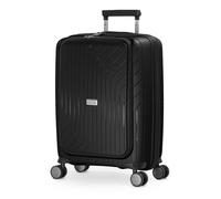 HAUPTSTADTKOFFER TXL - Bagage à main 55 x 40 x 23 cm avec compartiment pour ordinateur, TSA, 4 roulettes, 40 litres, Noir