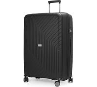 Hauptstadtkoffer TXL - Trolleys de Voyage en 3 Tailles, Coque Rigide en polypropylène Robuste et léger, Noir, Koffer 76cm, Valise