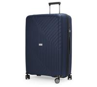 HAUPTSTADTKOFFER TXL - Grande valise rigide, TSA, 4 roulettes, 76cm, 120 litres, Bleu foncé