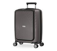 Hauptstadtkoffer TXL - Trolleys de Voyage en 3 Tailles, Coque Rigide en polypropylène Robuste et léger, Titane, 3er Kofferset (Laptopfach), Ensemble de valises
