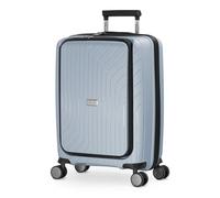 Hauptstadtkoffer TXL Valise Cabine 55x40x23 cm avec Compartiment Ordinateur, Serrure TSA, Valise Rigide Trolley, 4 Doubles Roues, Légère 2,4 kg, Bagage Cabine 42L, Iceblue