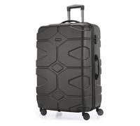HAUPTSTADTKOFFER valise rigide grand volume 107-120 L Graphite ABS 4 roulettes Cadenas TSA