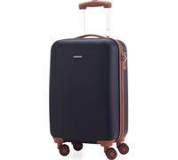 HAUPTSTADTKOFFER Wannsee - Bagage à main trolley valise cabine valise rigide trolley avion Hardcase Caryy-On 38L,bleu foncé