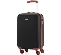 HAUPTSTADTKOFFER Wannsee - Bagage à main trolley valise cabine valise rigide trolley avion Hardcase Caryy-On 38L,Noir
