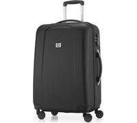 HAUPTSTADTKOFFER - Wedding - Hartschalen-Koffer Trolley Rollkoffer Check-In Gepäck Gurtmaß max. 158 cm Reisekoffer TSA, 65 cm, 67 Liter,Schwarz