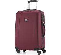 HAUPTSTADTKOFFER - Wedding - Hartschalen-Koffer Trolley Rollkoffer Check-In Gepäck Gurtmaß max. 158 cm Reisekoffer TSA, 65 cm, 67 LiterDunkelrot